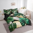 thumbnail image 3 of Castle Fairy Tree Leaves Bedding Comforter Set,Abstract Stripes Full Bedding Set, 3 of 8