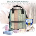thumbnail image 5 of Daiia Hardwood Large Capacity Baby Bag Waterproof Stylish Diaper Bag Mummy Backpack Adjustable Straps Diaper BagBaby Essentials Bag, 5 of 6