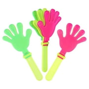 Toyvian New Years Noise SE33Makers New Years Noise Makers 20pcs Funny Hand Clappers, Plastic Noisemaker Props Plam Clapping Device Noise Makers for Consert Club Party Birthday Favors Clackers