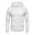 thumbnail image 4 of Jersey Deportivo Con Capucha De Color Sólido Para Hombre, 4 of 8