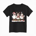 thumbnail image 6 of ORT Girl Boy Christmas Shirt Funny Xmas Graphic Tee Shirt Xmas Short Sleeve Holiday Tops, 6 of 6
