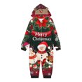 thumbnail image 2 of Odeerbi Christmas Onesie Pajamas for Family Holiday Sleep Jumpsuit Long Sleeve Family Christmas Pajamas Matching Sets Toddler Printed Loungewear Jumpsuit Sleepwear Xmas PJs Set Red, 2 of 5