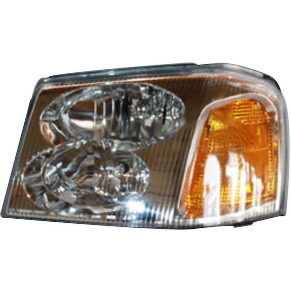 Left Headlight Assembly - Compatible with 2004 - 2005 GMC Envoy XUV Sport Utility