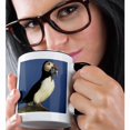 thumbnail image 2 of 3drose, Scotland, Isle of May, Atlantic Puffin - Eu36 Ksc0006 - Kevin Schafer, 15oz Two-tone Black Mug, 2 of 6