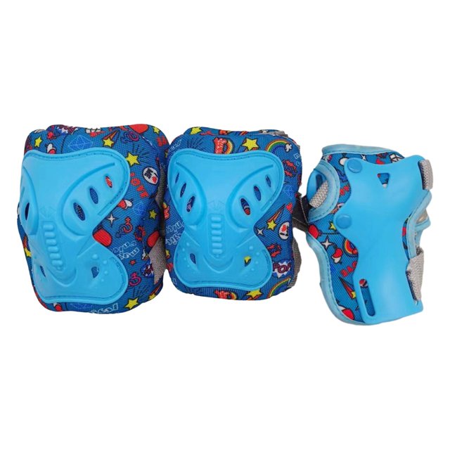 ZLight Kids Protective Gear Set Thick for Blue Skating Roller Skates Longboarding Inline