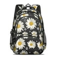 thumbnail image 2 of Black Sunflower Backpack for School,Cute School Bag,Schoolbag with Adjustable Shoulder Straps & Padded Back,16.9 Inch, 2 of 5