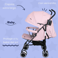 thumbnail image 3 of Carriola Bastón Ultraligera Plegable Viajera iBaby Ischia rosa, 3 of 9