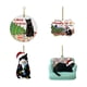 thumbnail image 1 of Foto de gato, decoración de de Navidad, colgante para de Navidad de gato, adornos colgantes de Navidad multiusos 2023 para restaurante, 1 of 9