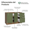 thumbnail image 3 of Gabinete Bajo Cocina Madesa Vik 120cm Sin Encimera MV 01, 3 of 10