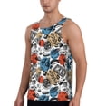 thumbnail image 2 of Xecao French Food Men's Tank Top Workout Quick Dry Sleeveless Gym Jogging Muscle Shirts Summer Swim Beach Tops, 2 of 9
