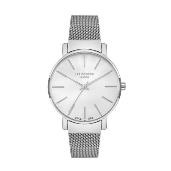 Ladies Silver Watch with Silver Dial
