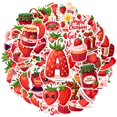 thumbnail image 2 of 35pcs-50pcs Sweet Strawberry PVC Sticker Decals Kids Stickers Stationery Stickers for Fridge Luggage Suitcase, 2 of 9
