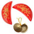 thumbnail image 3 of 2 Paires de Gobelets de Divination Robustes Gobelets Yin et Yang Fournitures de Divination, 3 of 6