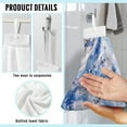 thumbnail image 6 of ZIATUBLE Marble Stripes Bathroom Hand Towels Butterfly Hand Towels with Hanging Loops Dish Towels for Kitchen Pack of 3 Decorative Dish Towel Hand Towels Quick Dry Tea Towels Home Decor, 6 of 7