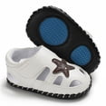 thumbnail image 5 of Douhoow Summer Baby Boys Sandals Kids Shoes Soft Sole PU First Walkers Non-Slip Baby Sandals 0-18M, 5 of 5