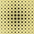 thumbnail image 1 of Ahgly Company Machine Washable Indoor Square Transitional Sun Yellow Area Rugs, 5' Square, 1 of 7
