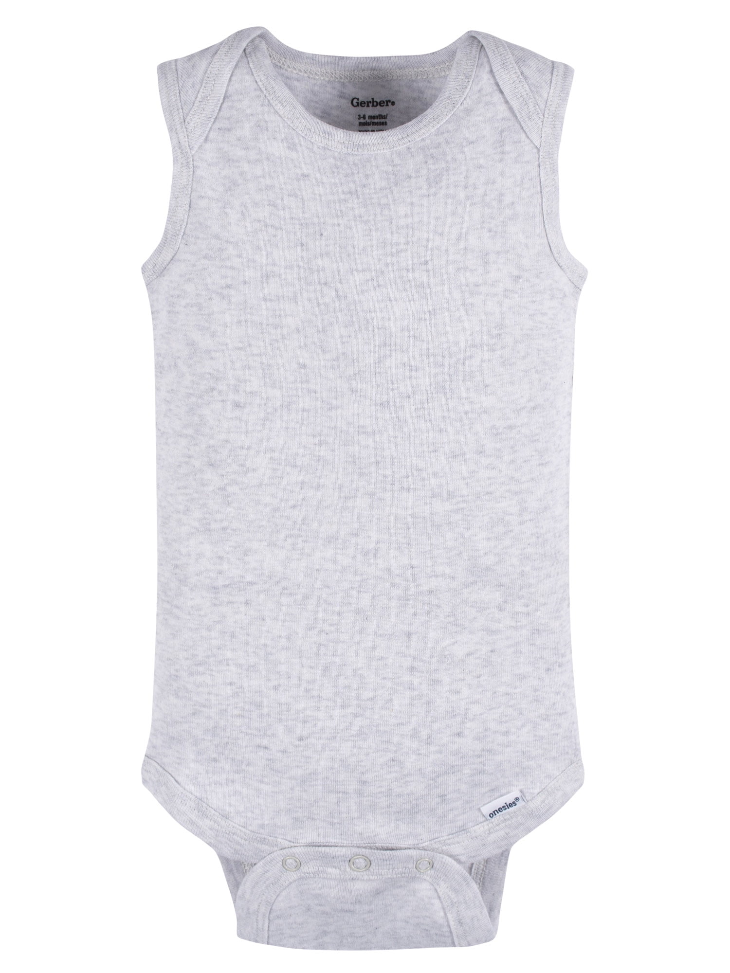 Gerber Baby Boys or Girls Casual Sleeveless Bodysuits, 5-Pack, Sizes 0/3 Months- 24 Months
