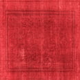thumbnail image 1 of Ahgly Company Indoor Square Oriental Red Industrial Area Rugs, 7' Square, 1 of 4