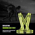 thumbnail image 4 of ropa de deporte Chaleco Night Running Tirantes reflectantes Tráfico Trabajo nocturno Ropa de seguridad Barbie Nuevos Originales, 4 of 6