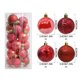 thumbnail image 3 of Set de adornos para bola de árbol de Navidad 24 piezas | Plástico indestructible | Rojo Verde Blanco Multicolor | 1,57" de diámetro | Acabados brillantes con purpurina mate | Easy Hang | Decoración, 3 of 6