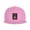 Pink, variant on Flat Bill Snapback Hats for Men Women Coat Of Arms Of The Dominican Republic Hip Hop Style Plain Baseball Cap Gray