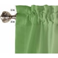 thumbnail image 5 of Grass Green Ombre Window Curtains 84 Inch Length, Rustic Green Color Gradient Rod Pocket Kitchen Window Treatments Drapes for Bedroom, Cafe, Living Room, 2 Panels, 52 W x 84 L, 5 of 5