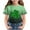 Black 1, variant on Kids St Patricks Day Shirt Boys Girls Shamrock Clover Graphic Tees Toddler Short Sleeve Crewneck T-Shirt Top