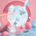 thumbnail image 2 of Magic Fog Bubble Wand, New Touchable Fog Bubble Machine, Interactive Smoke Bubbles Machine with Bubbles Gloves for Outdoor Party, Parent-Child Interaction (Pink-A), 2 of 12