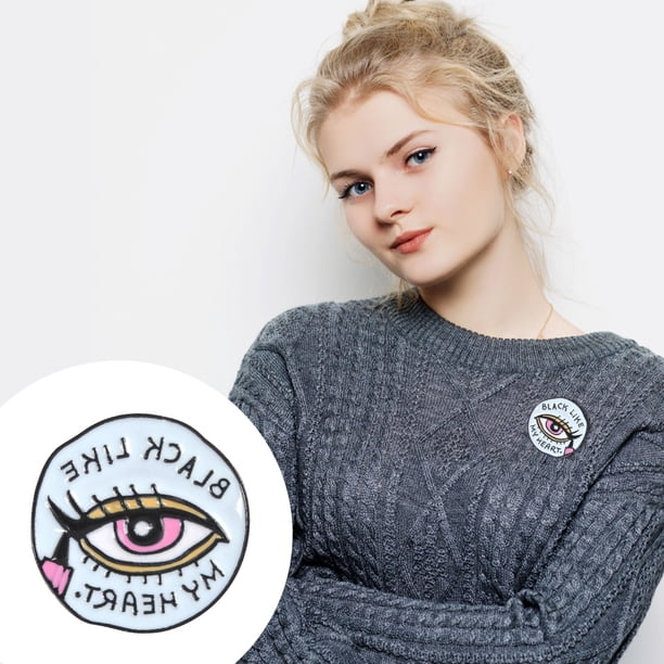 Broches para mujer, divertidos broches de cuello, broche de parodia, alfileres de aleación, alfileres de chal para mujer, regalo, joyería, ropa, adorno, broche.