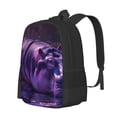 thumbnail image 1 of Balery Purple Hippo In Water Mochila para hombre y mujer - Tela Oxford 600D resistente - Gran capacidad, resistente al agua, ideal para la escuela, viajes y senderismo, 1 of 6