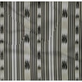 thumbnail image 4 of oneOone Organic Cotton Poplin Twill Fabric Stripe Ikat Printed Craft Fabric BTY 42 Inch Wide, 4 of 4