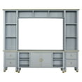 thumbnail image 2 of ACME House Marchese Entertaiment Center in Pearl Gray Finish, 2 of 11