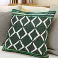 thumbnail image 4 of Lr Home Naomi Set of 2 20" x 20" Green/Ivory Geometric Cotton Blend Adult Decorative Throw Pillow Set, 4 of 9