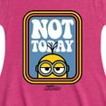 thumbnail image 3 of Despicable Me Minions - Not Today - Toddler & Youth Girls Raglan Graphic T-Shirt, 3 of 5