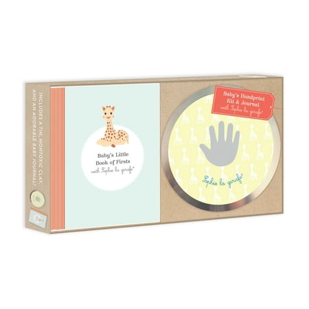 Baby’s Handprint Kit and Journal with Sophie la girafe® - (Best Clay For Baby Handprints)