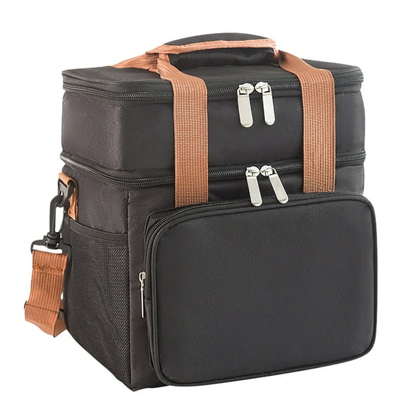 Insulated Large Lunch Bag for Everyday Use with Leak Proof Freezer Safe Design for Men Women Adults - Heavy Duty Portable Lunch Ideal for Work Travel Beach