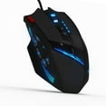 thumbnail image 1 of ZELOTES C-12 Wired USB Optical Gaming 12 Programmable Buttons Computer Game Mice 4 Adjustable DPI 7 LED Lights for Game Players, 1 of 7