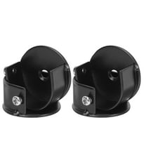 4 Pcs Curtain Rod Accessories Curtain Rods Bracket Valance Support Holder Shower Curtain Rod Holder Closet Rod Holders