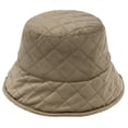 thumbnail image 1 of Sombreros De Cubo De Invierno Con Cuerda Ajustable, Gorros De Guata De Celosía De Color Sólido, Sombrero De Pescador De Lavabo Unisex Minnieouse AP007034-01, 1 of 6