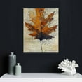 thumbnail image 2 of BROOKMAPLES Fall Wall Art Decor, Rustic Vintage Farmhouse Fall Maple Leaf Watercolor Drawing Framed Wall Art Canvas Prints Decor,11''x 14'',Retro Fall Maple Leaf Artwork Gifts, 2 of 5