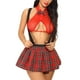thumbnail image 4 of Navidad Ropa sexy Cosplay Uniforme Traje de tentación Tejido de encaje Ropa sexy, Rojo, XL Advancent XX000039-11, 4 of 7