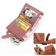 thumbnail image 4 of Korean version crocodile pattern short women's wallet thin, large capacity multi card slot zero wallet, ID bag buckle wallet, 4 of 9