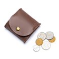 thumbnail image 2 of Cartera pequeña de cuero PU Zulema Marrón Monedero pequeño, 2 of 8
