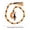 73cm, variant on CLEARANCE!Halloween Wood Bead Garland with Tassels Farmhouse Beads Rustic Wood Beads Wall Hanging Ornament Fall String for Home Decor