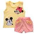 thumbnail image 2 of Fortune Baby Girl Summer Sleeveless Cartoon Print Vest + Shorts, 2 of 9