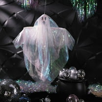 ATC White Ghost Halloween Hanging Decoration - White