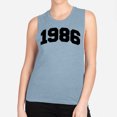 thumbnail image 2 of 1986 College Style Women's Muscle Tank X-Small Stonewash Denim, 2 of 5