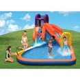 thumbnail image 7 of Magic Time Mega Tornado Twist Outdoor Inflatable Kids Water Park with Slide, 7 of 7