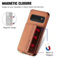thumbnail image 4 of Case For FOXDOCK Samsung Galaxy S10 Plus Stand Function RFID Blocking Magnetic Card Holder Complete Camera Safety, 4 of 5