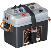 SUNAPEX Smart Battery Box 12V/24V Power Center - Multi Ports & Circuit Breaker for Trolling Motor, Marine,RV & Solar Panel (Battery Not Included)